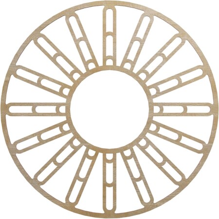Ekena Millwork Hale Wood Fretwork Pierced Ceiling Medallion, Birch, 30"OD x 10 7/8"ID x 1/4"T CMWP30X30X0250HHBI